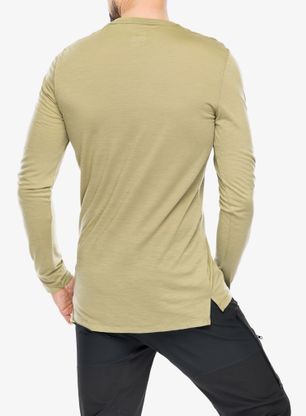Tricou maneca lunga Super.natural Grid Logo Ls - aloe/blueberry