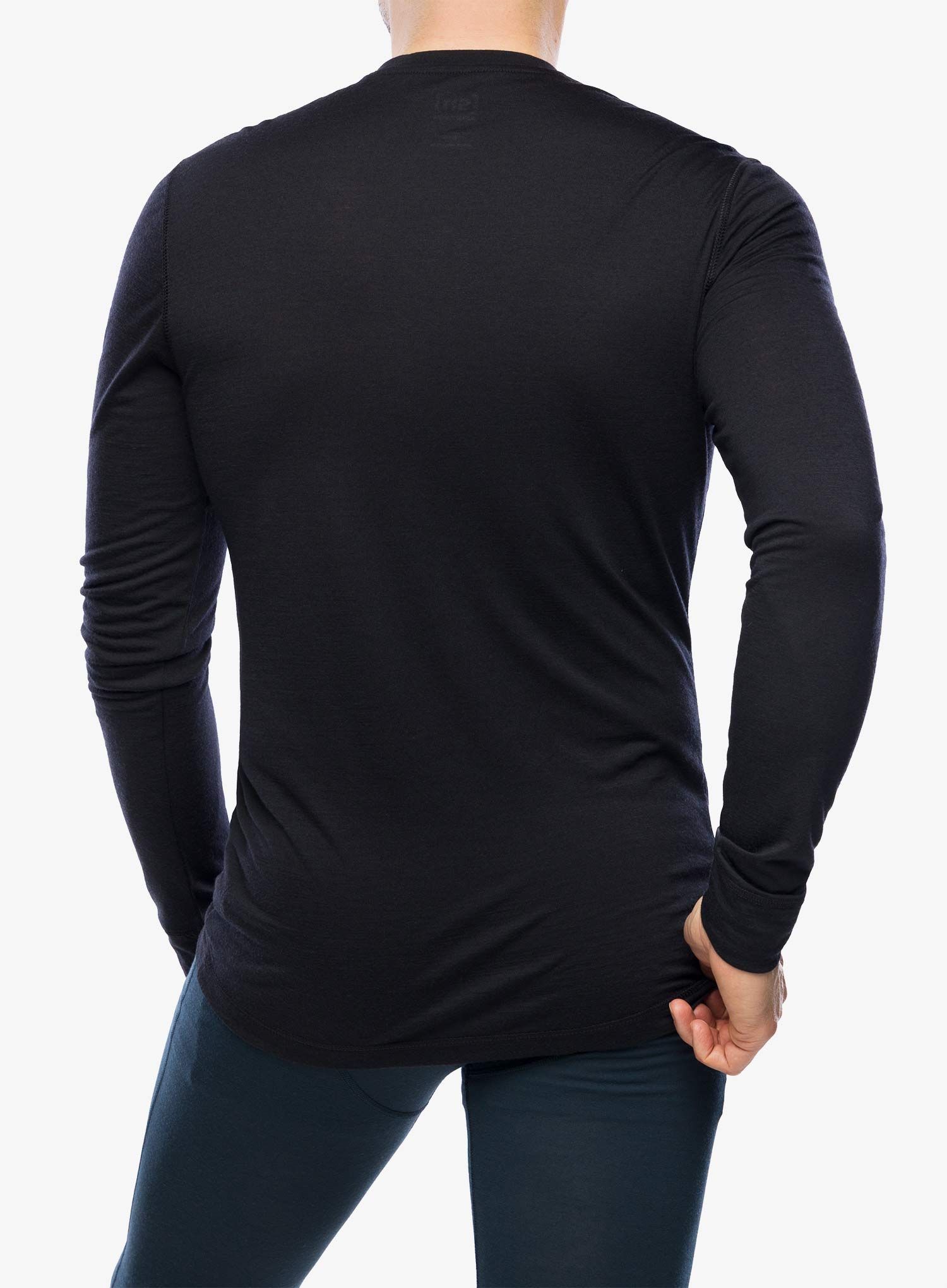 Tricou maneca lunga Super.natural Tundra175 Ls - black