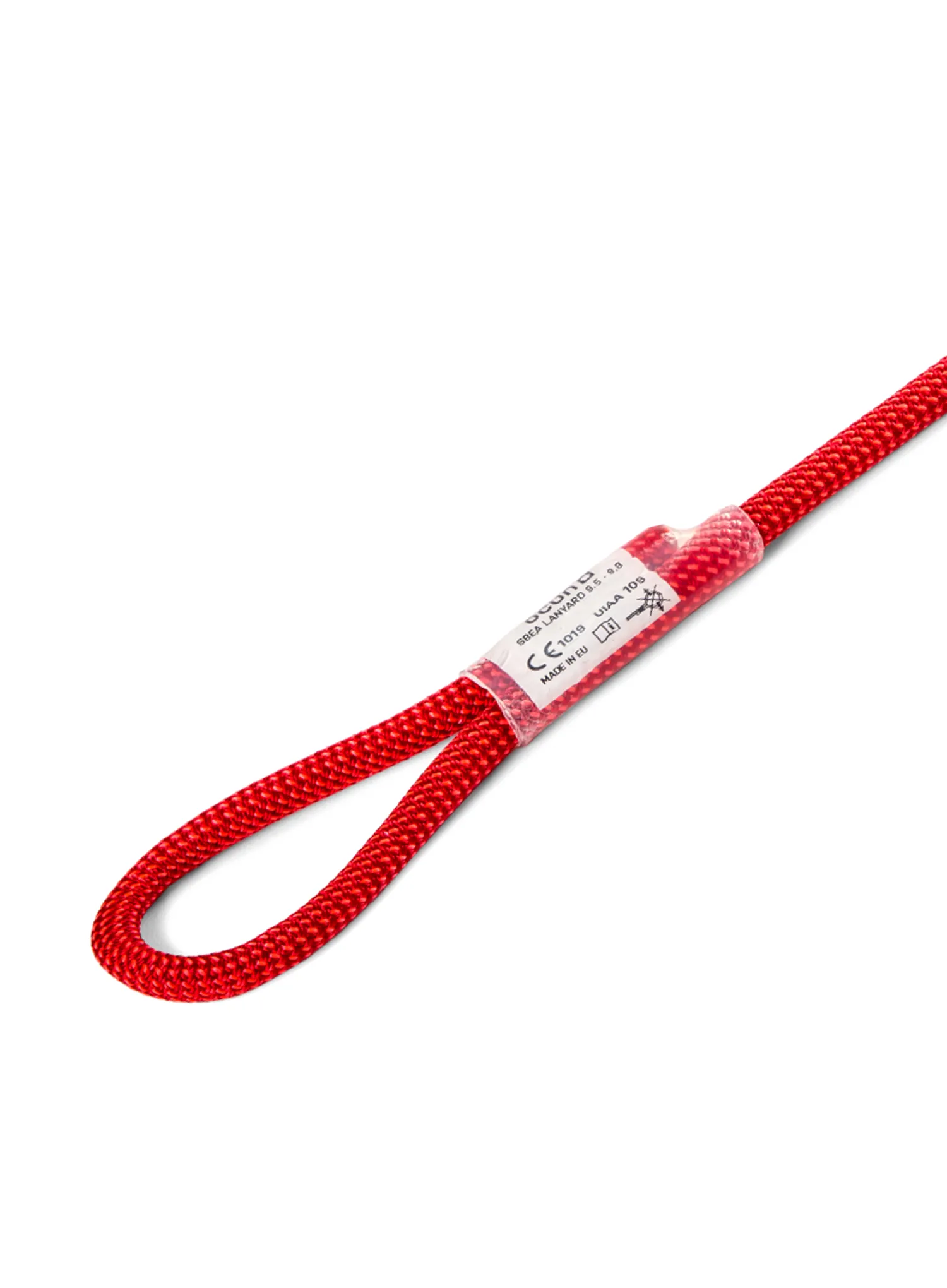 Lonja Ocun Sbea Lanyard 9,5-9,8 mm 40 cm - red/red