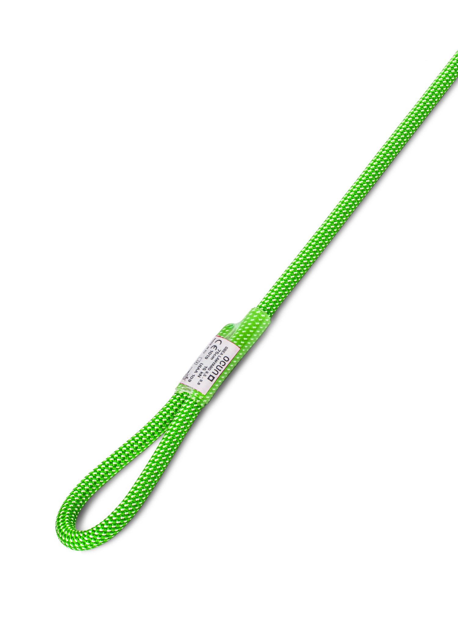 Lonja Ocun Sbea Lanyard 9,5 mm 75 cm - green/ice mint