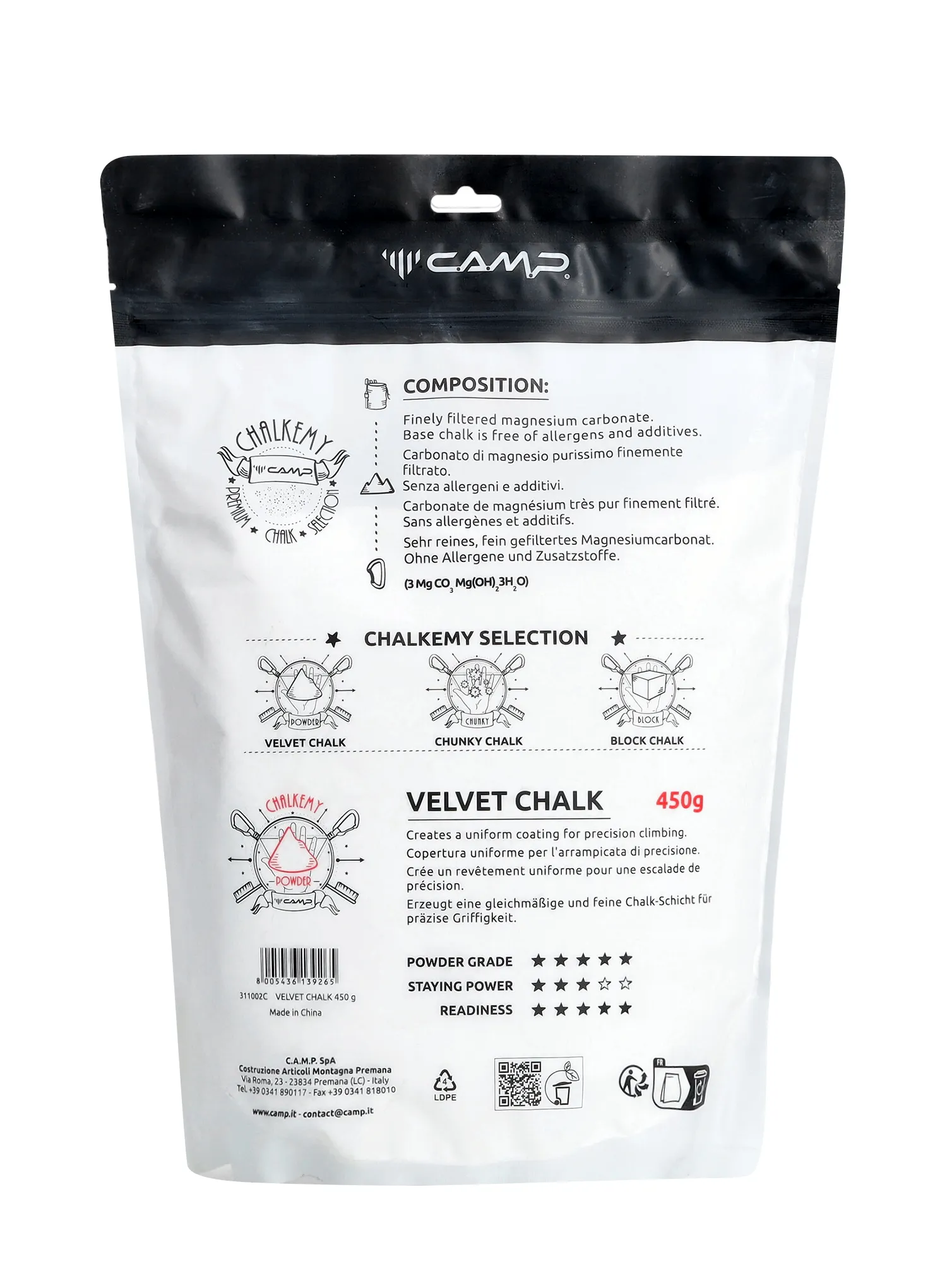 Magneziu Camp Velvet Chalk 450 g