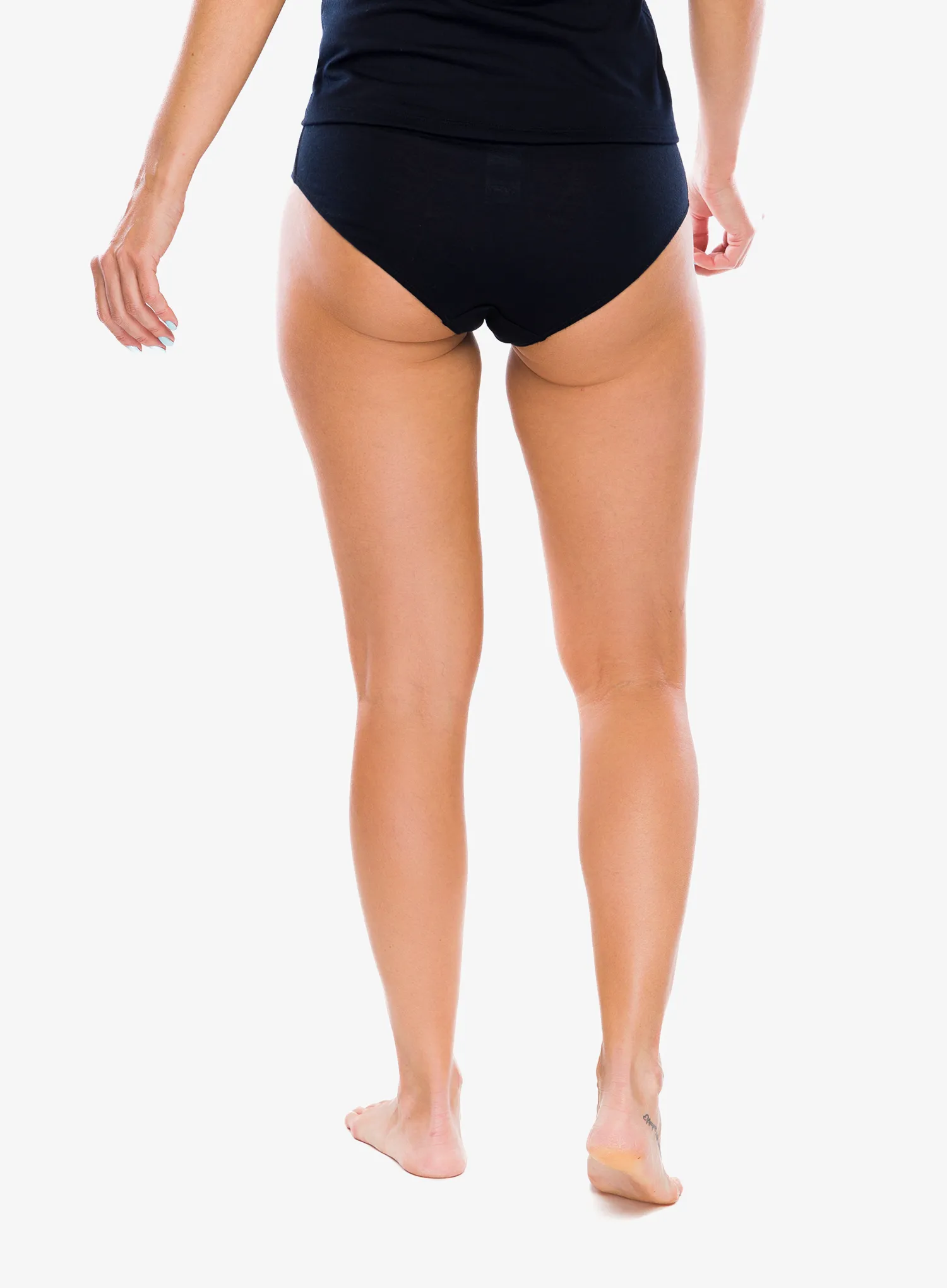 Chiloți termici femei Odlo Merino 160 Panty - black