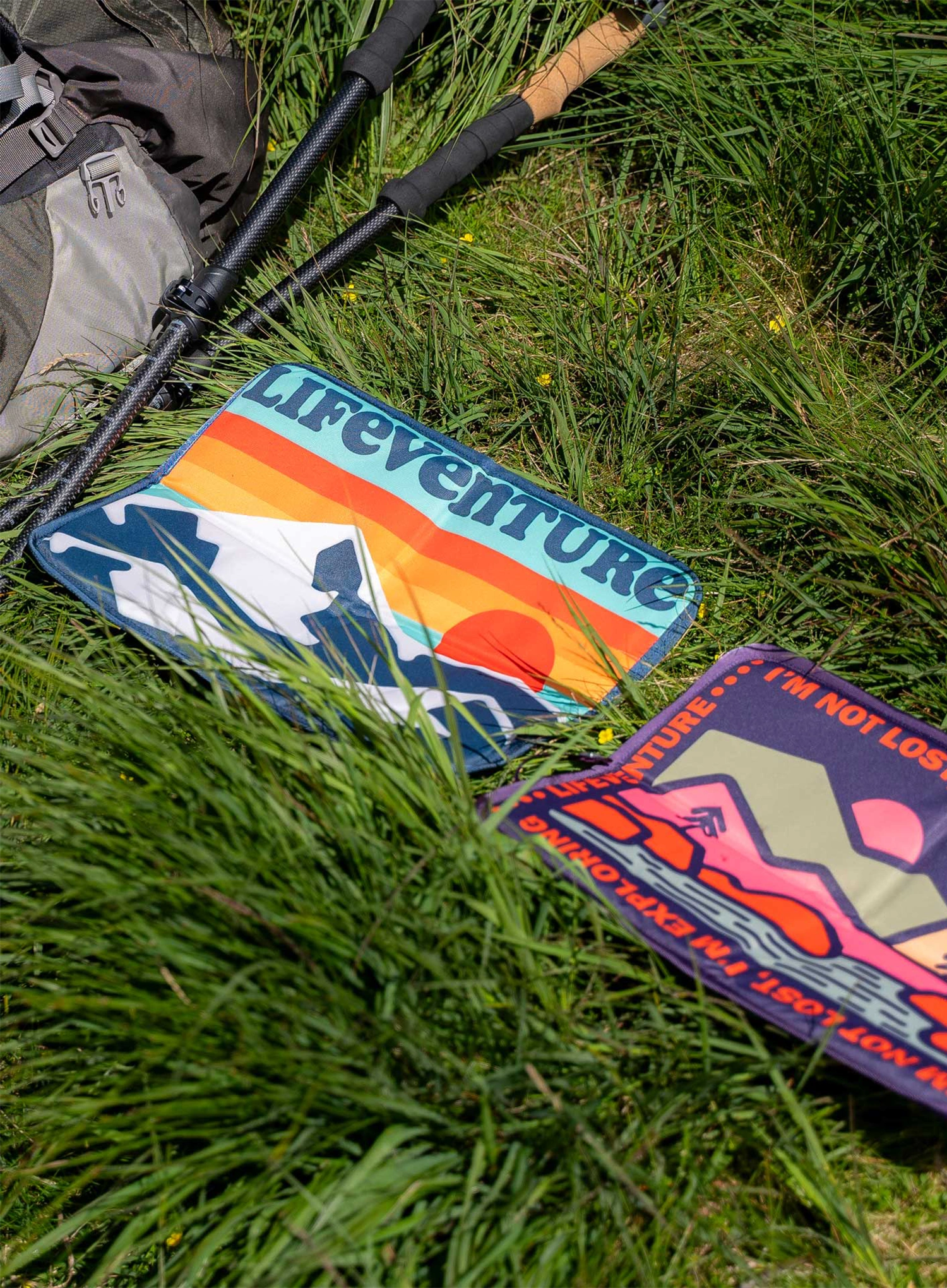 Perna de sezut Lifeventure Sit Mat - retro