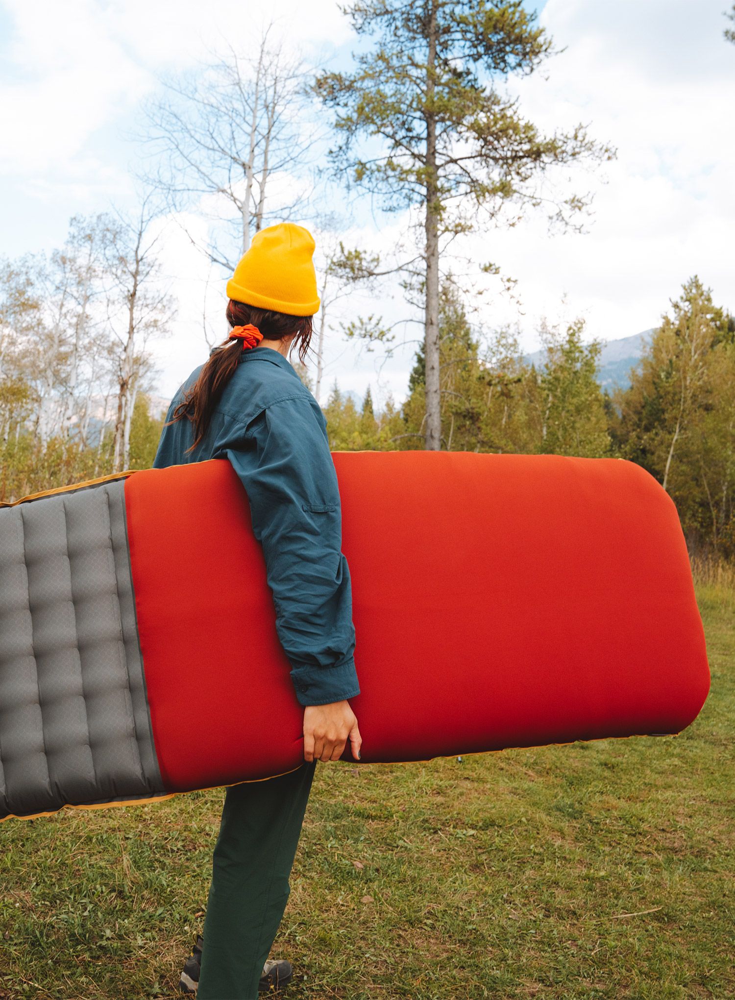 Saltea de voiaj Klymit Insulated Klymaloft Sleeping Pad XL - red