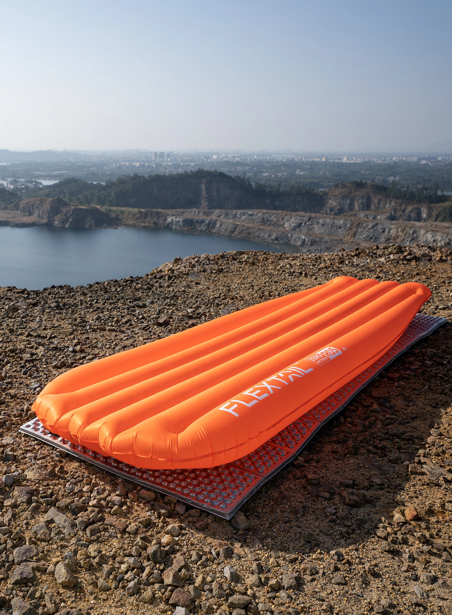 Saltea gonflabila Flextail Zero Mattress R05 Regular - orange/orange