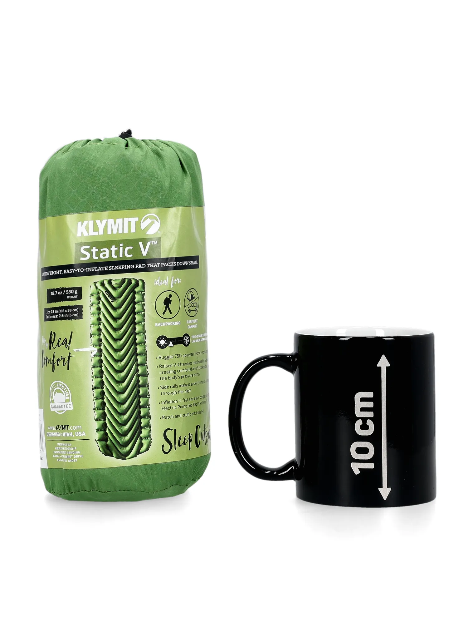 Saltea gonflabila Klymit Static V - green