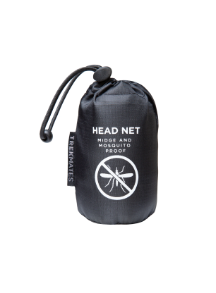 Plasă tantari Trekmates Head Net - black