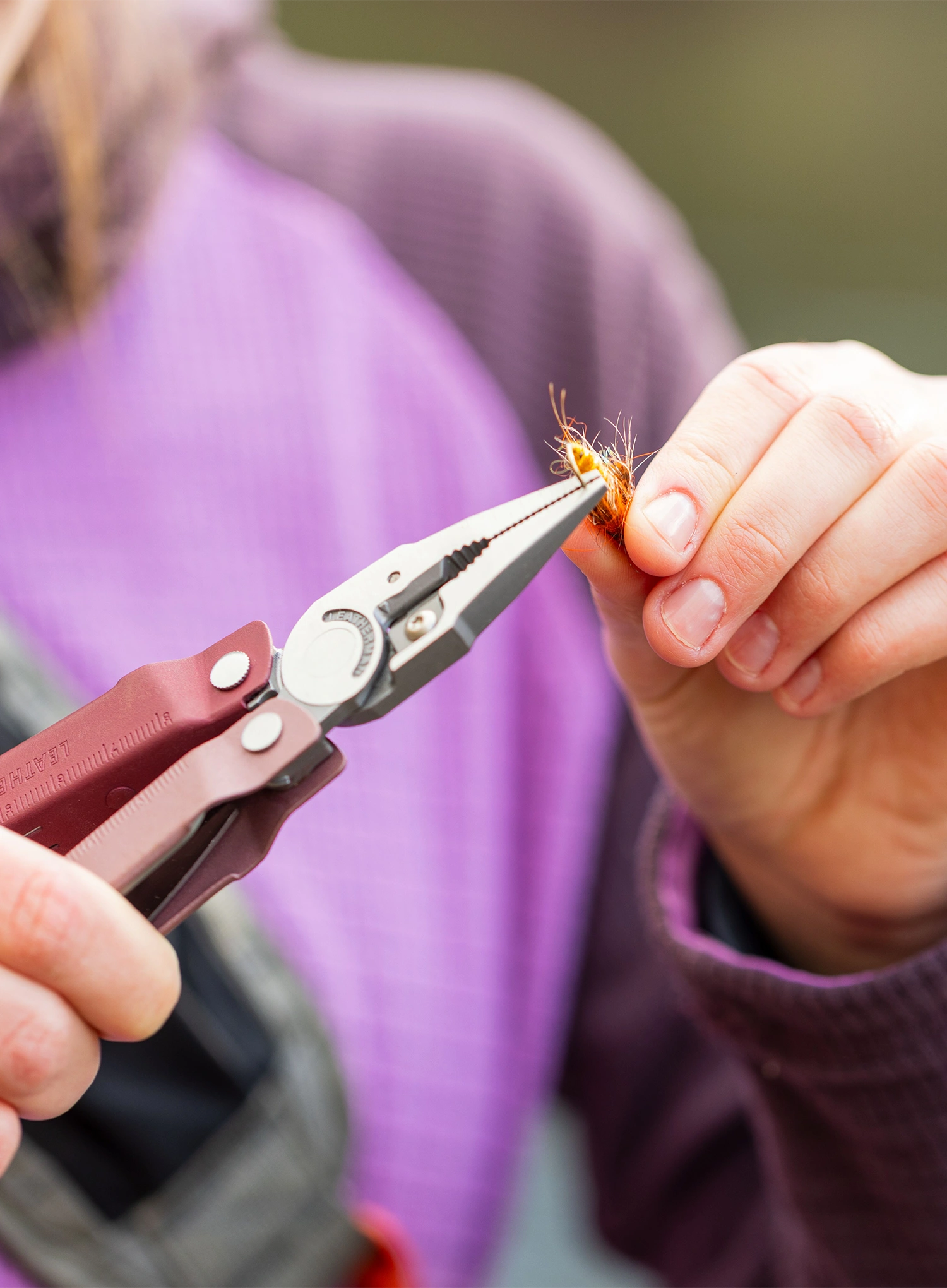 Unealta multifunctionala Leatherman Rebar - burnt sienna
