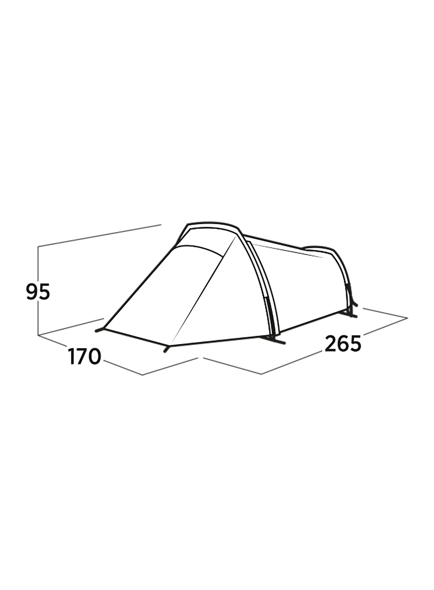 Cort 2 persoane Easy Camp Sarek 2
