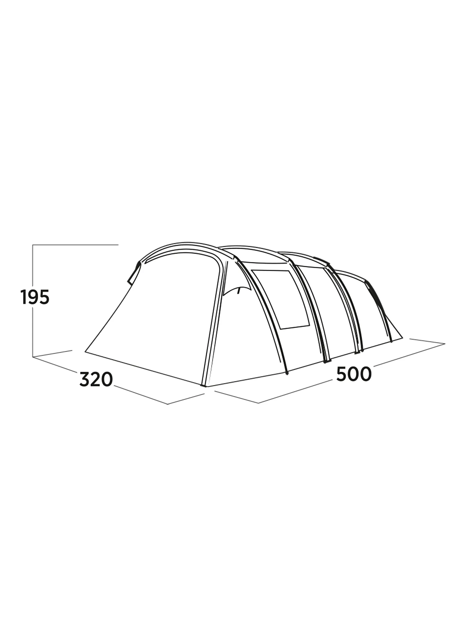 Cort 5 persoane Easy Camp Hamra 5