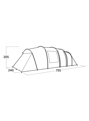 Cort familie Easy Camp Leka Twin 8