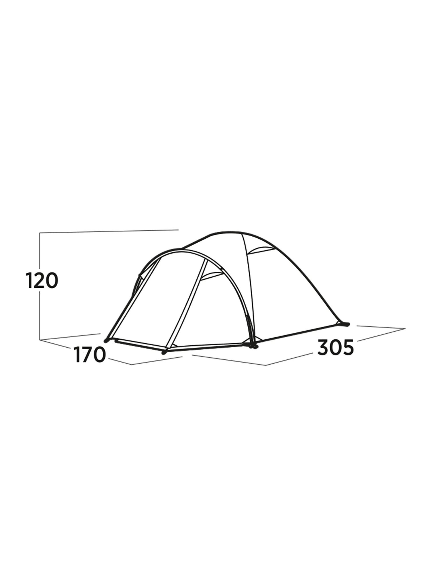 Cort 3 persoane Easy Camp Setesdal 3