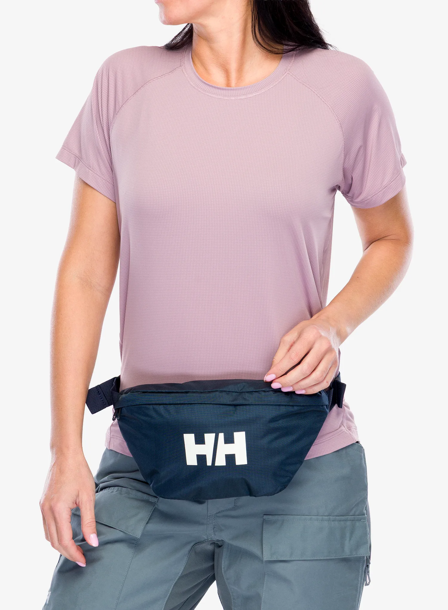 Borsetă Helly Hansen Logo Waist Bag - navy/vaporous grey/gum
