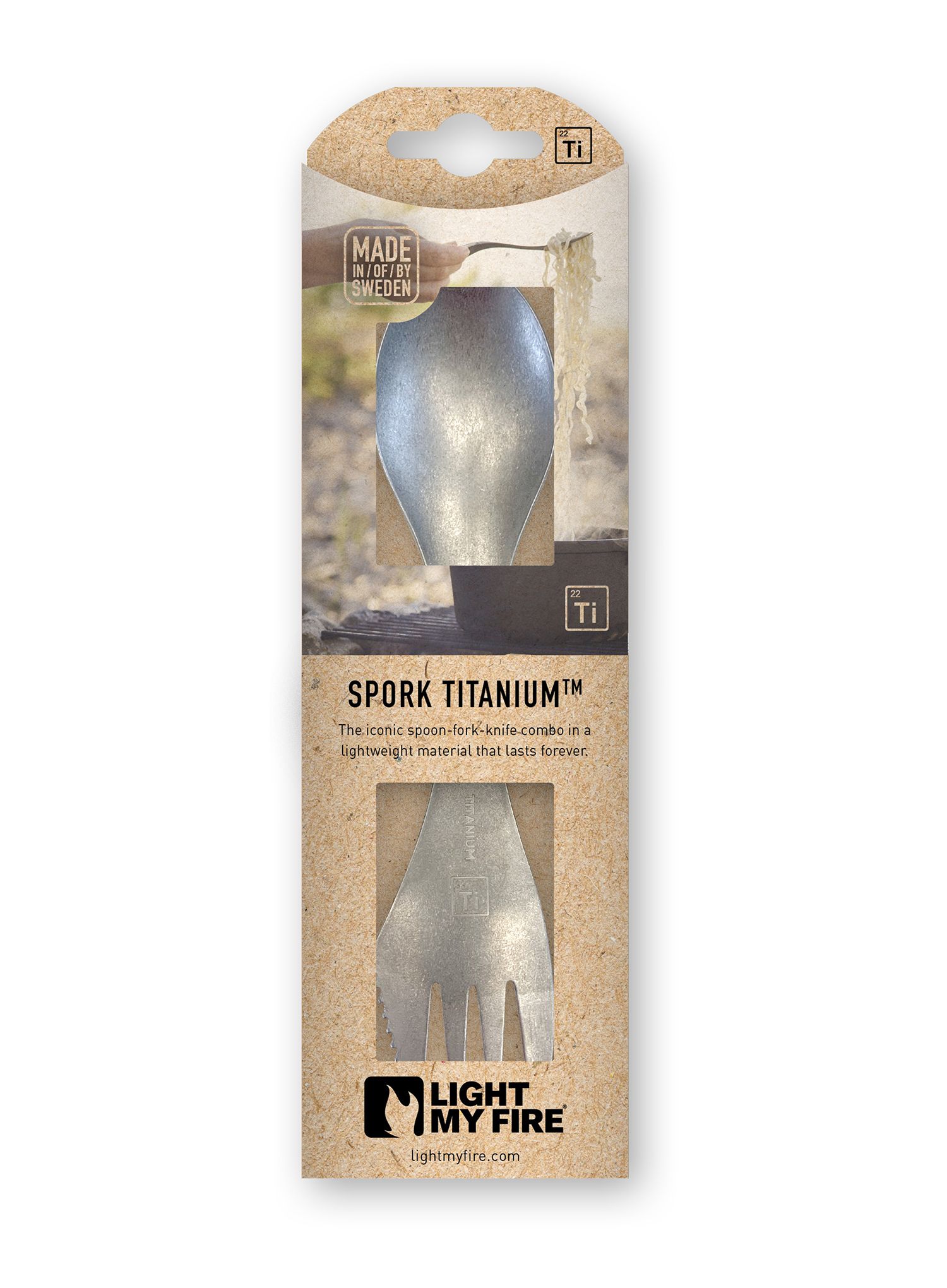 Tacam spork Light My Fire Spork Original Titanium