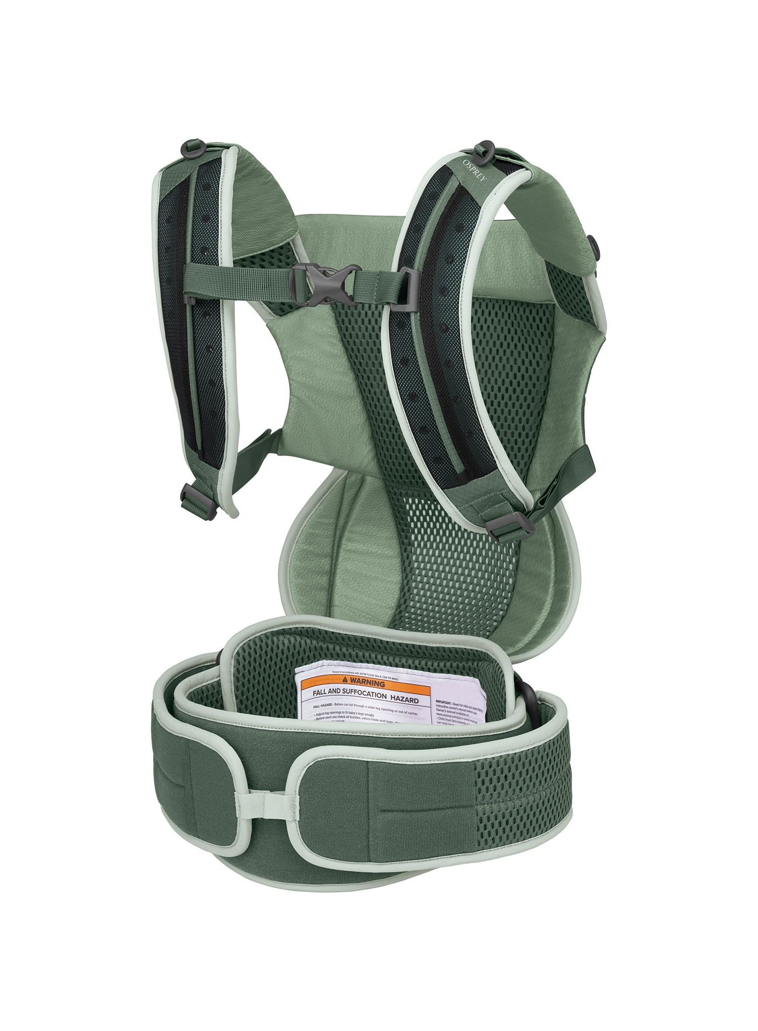Port-bebe drumetie Osprey Poco Soft Child Carrier - koseret green