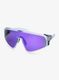 Ochelari de soare Oakley Latch Panel - matte clear/prizm violet