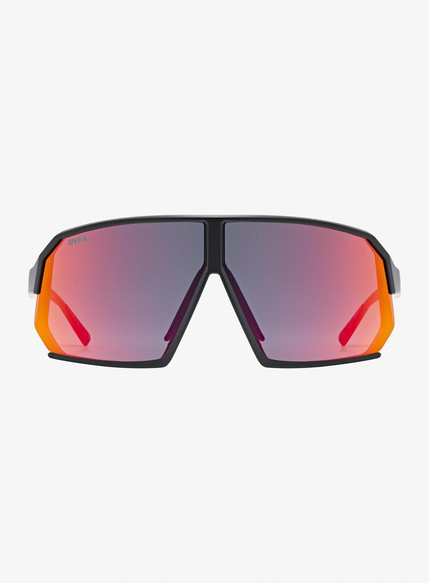 Ochelari de soare Uvex Sportstyle 237 - black matt/mirror red
