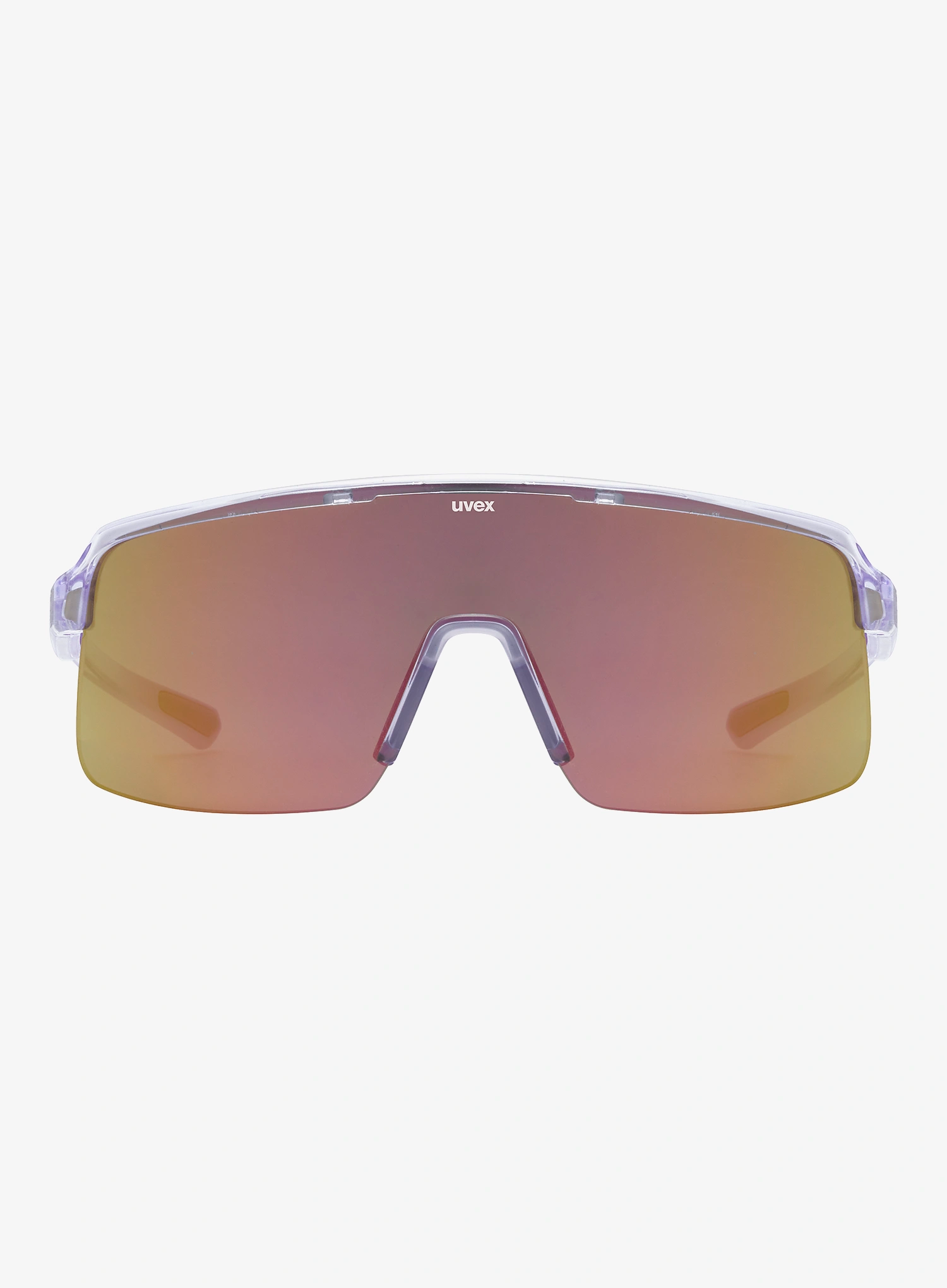 Ochelari ciclism Uvex Dyrt - clear purple/mir.red