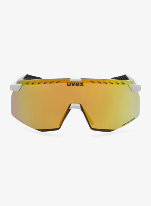 Ochelari ciclism Uvex Pace Stage CV - white matt/mirror yellow
