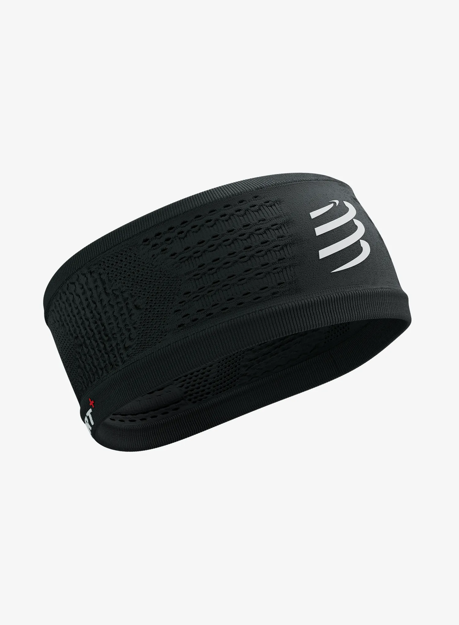 Bandă pentru cap Compressport Headband On/Off - black/white