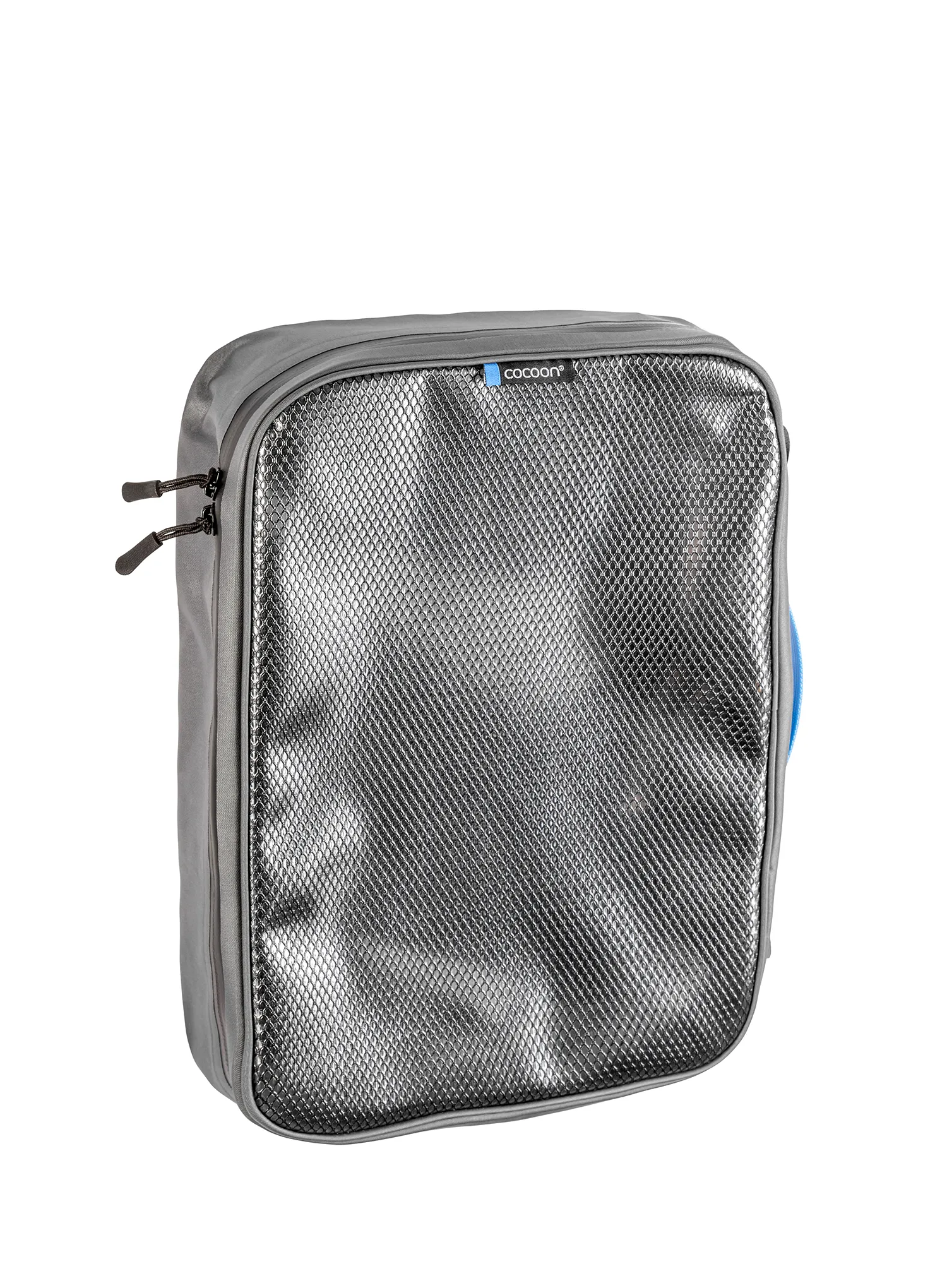 Organizator de voiaj Cocoon Packing Cube - Laminated Net Top L - grey/black
