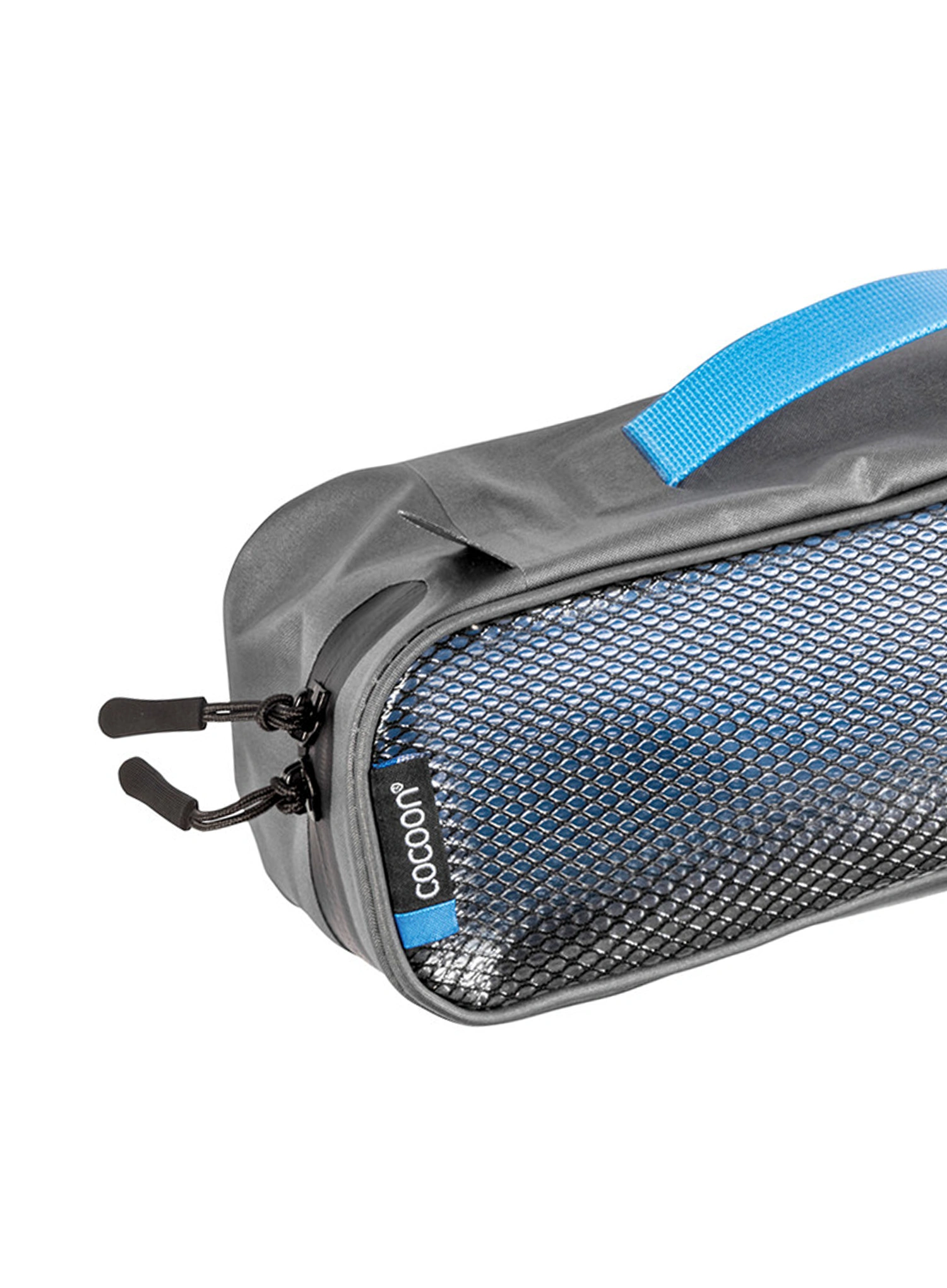 Organizator de voiaj Cocoon Packing Cube - Laminated Net Top S - grey/blue