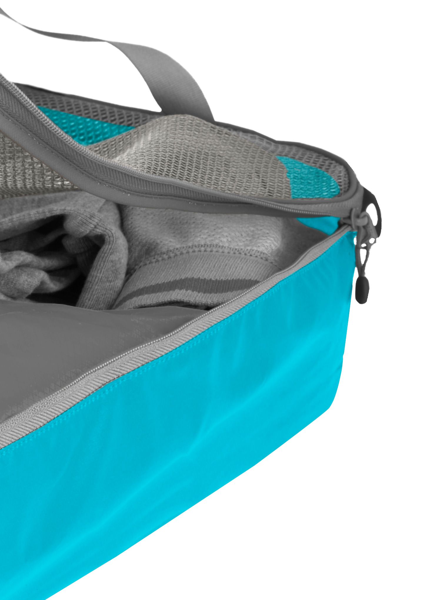Organizator de voiaj Sea To Summit Ultra-Sil Garment Mesh Bag Large - blue atoll