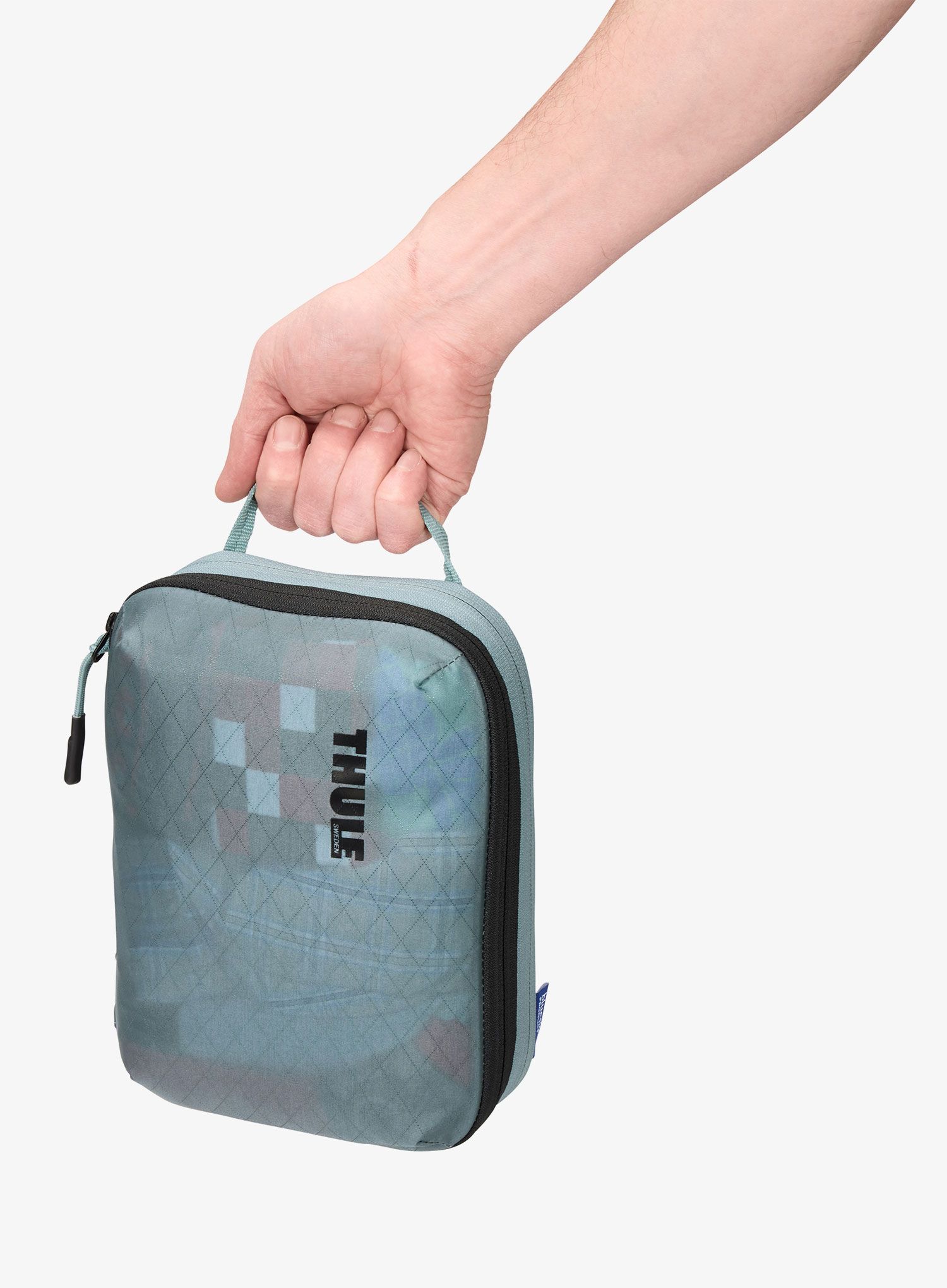 Organizator de voiaj Thule Compression Packing Cube Small - pond gray