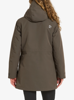 Scurta lunga de iarna femei Didriksons Harriet Parka - mocha brown