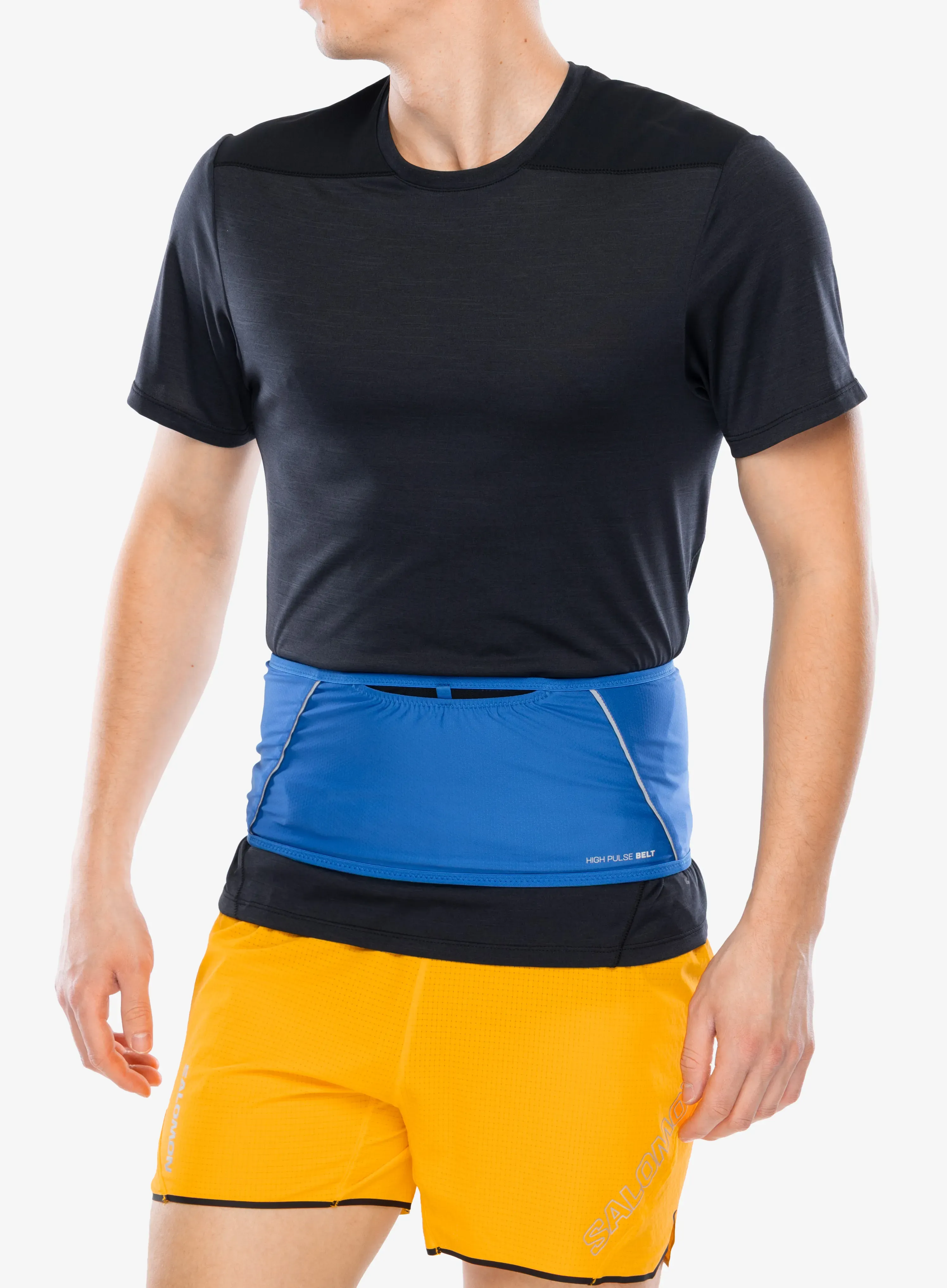 Centura alergare Salomon High Pulse Belt - nautical blue
