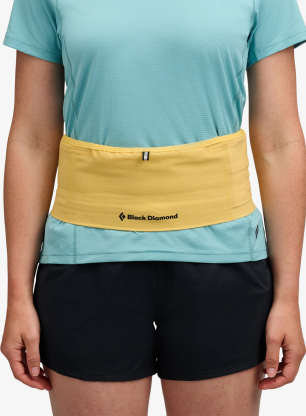 Centura alergare Black Diamond Distance Run Belt - soft ochre