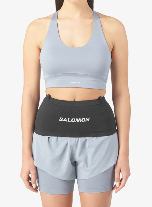 Centura alergare Salomon Adv Skin Seamless Belt - black/white
