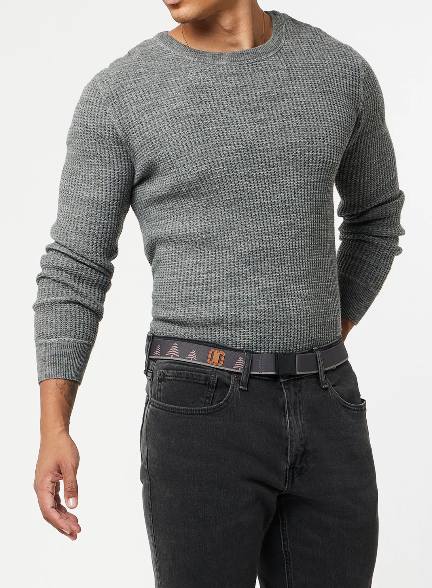 Curea pantaloni Arcade Blackwood Slim - charcoal/blush