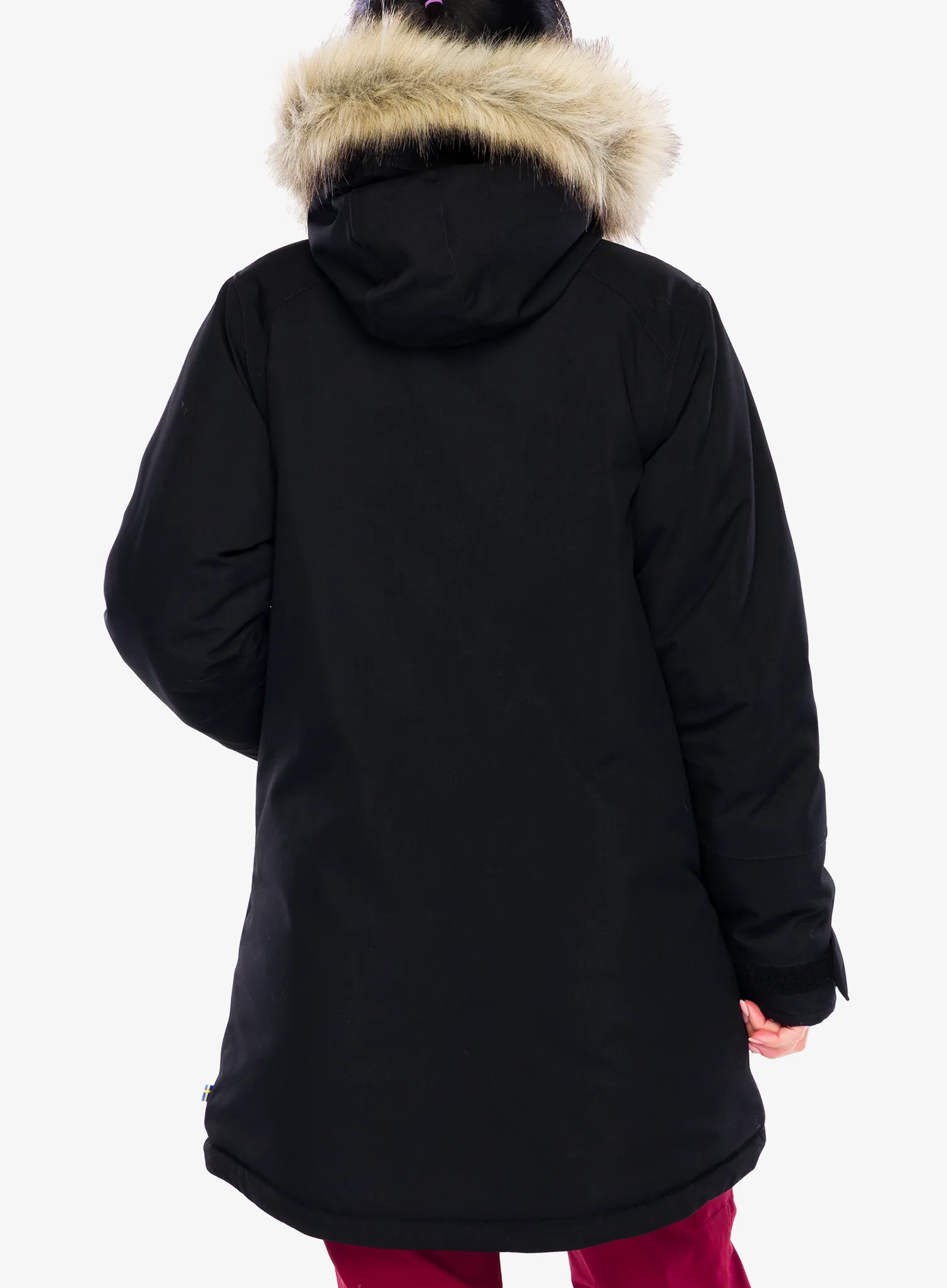 Scurta lunga de iarna femei Fjallraven Nuuk Parka - black/black