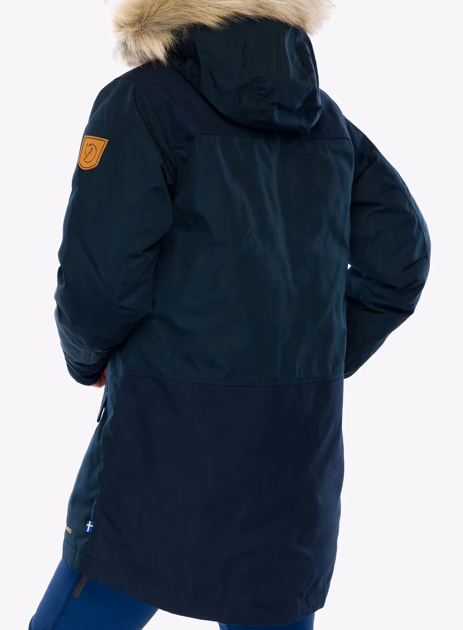 Scurta lunga de iarna femei Fjallraven Singi Down Jacket - dark navy