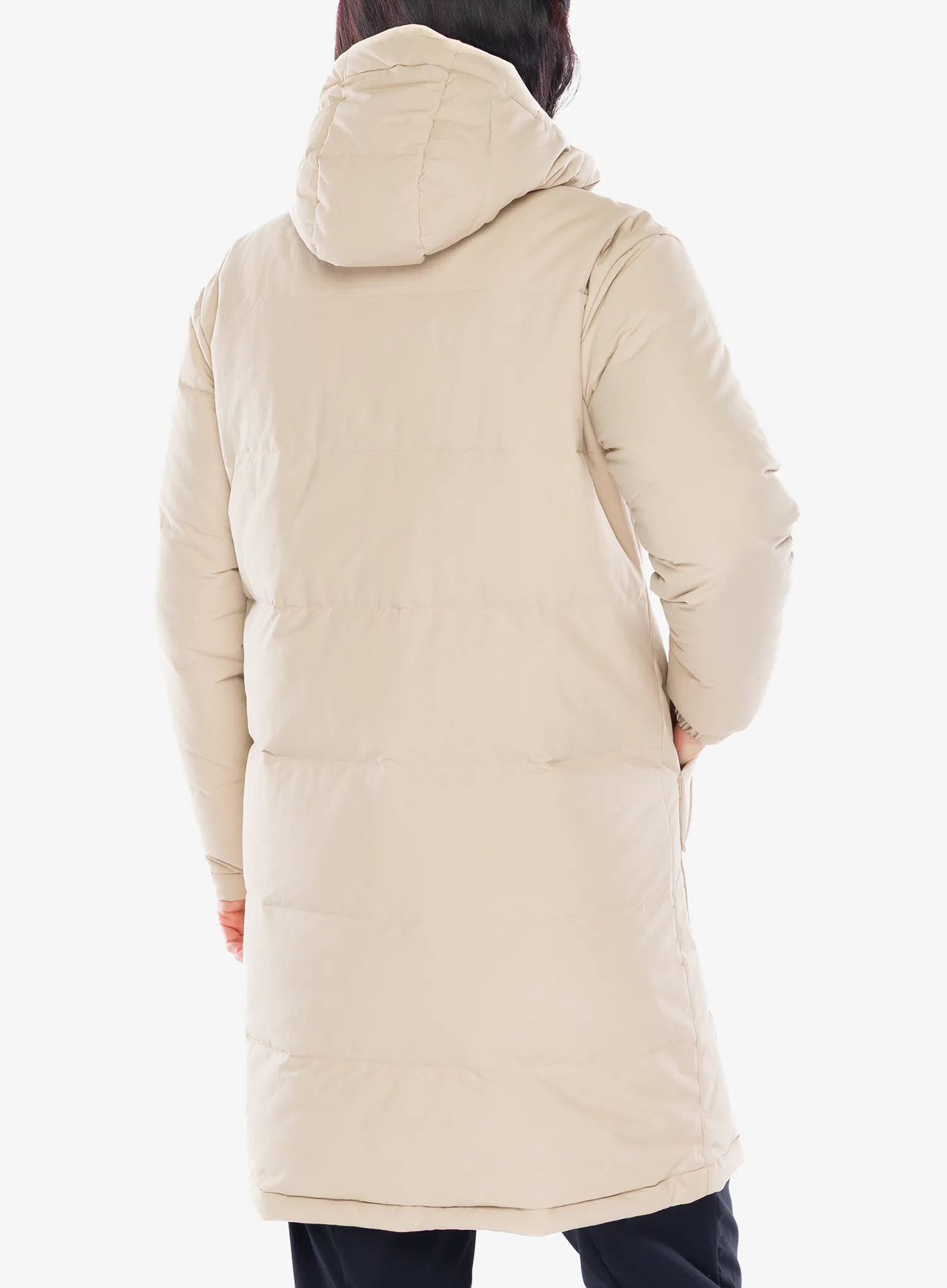 Palton matlasat femei Patagonia Downdrift Parka - oar tan