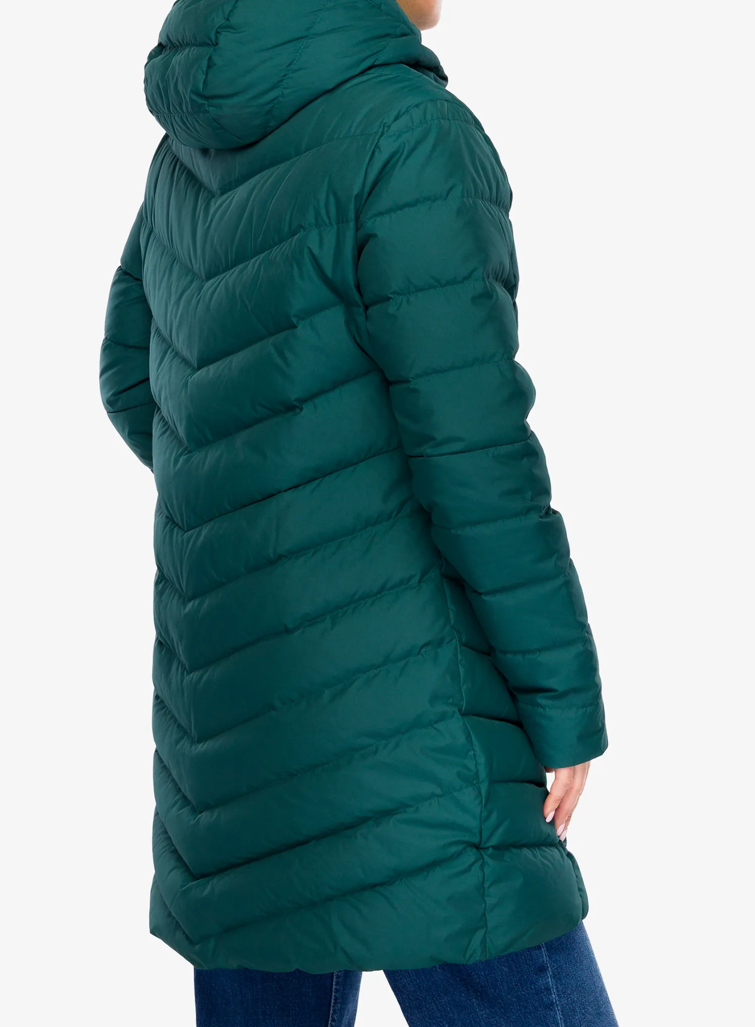 Palton matlasat femei Vaude Annecy Down Coat - deep pond