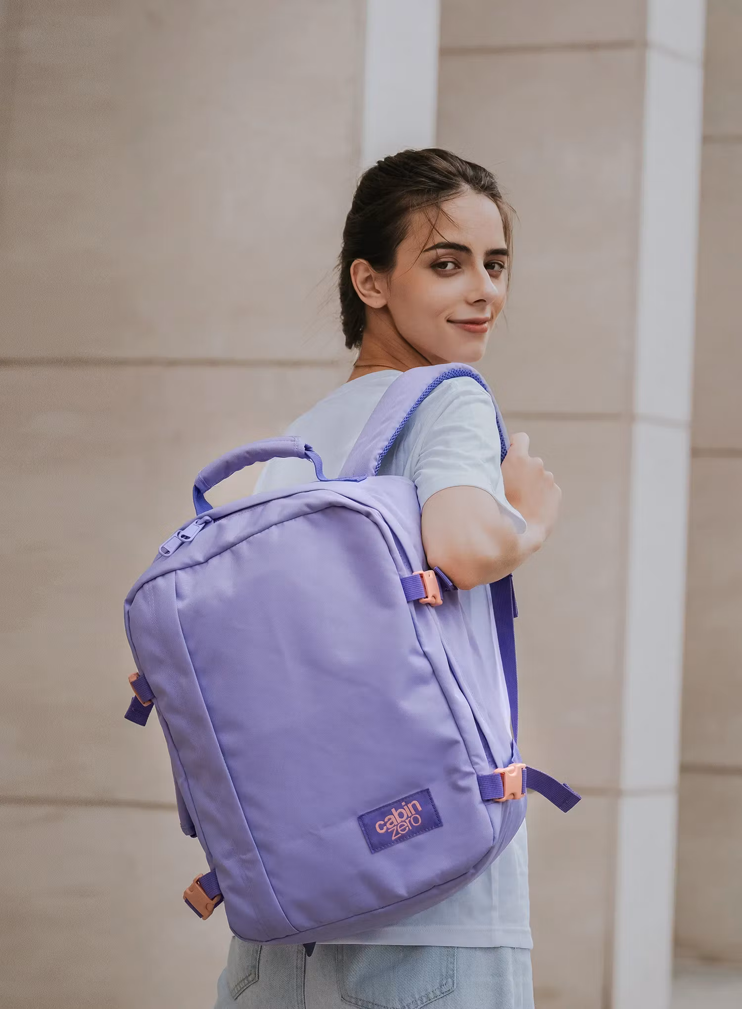 Rucsac pentru avion CabinZero Classic 28 L - smokey violet