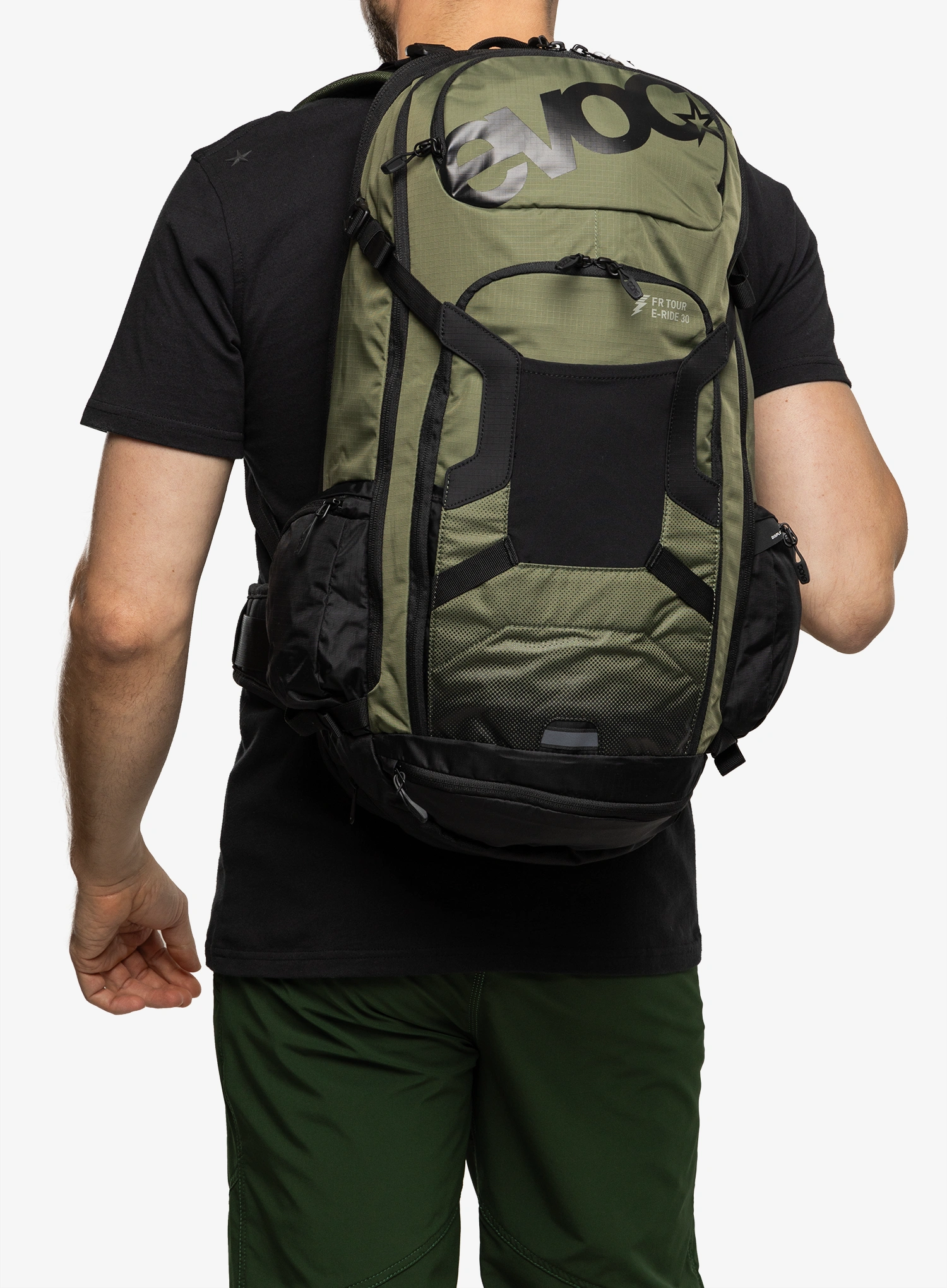 Rucsac enduro Evoc FR Tour E-Ride 30 - dark olive/black