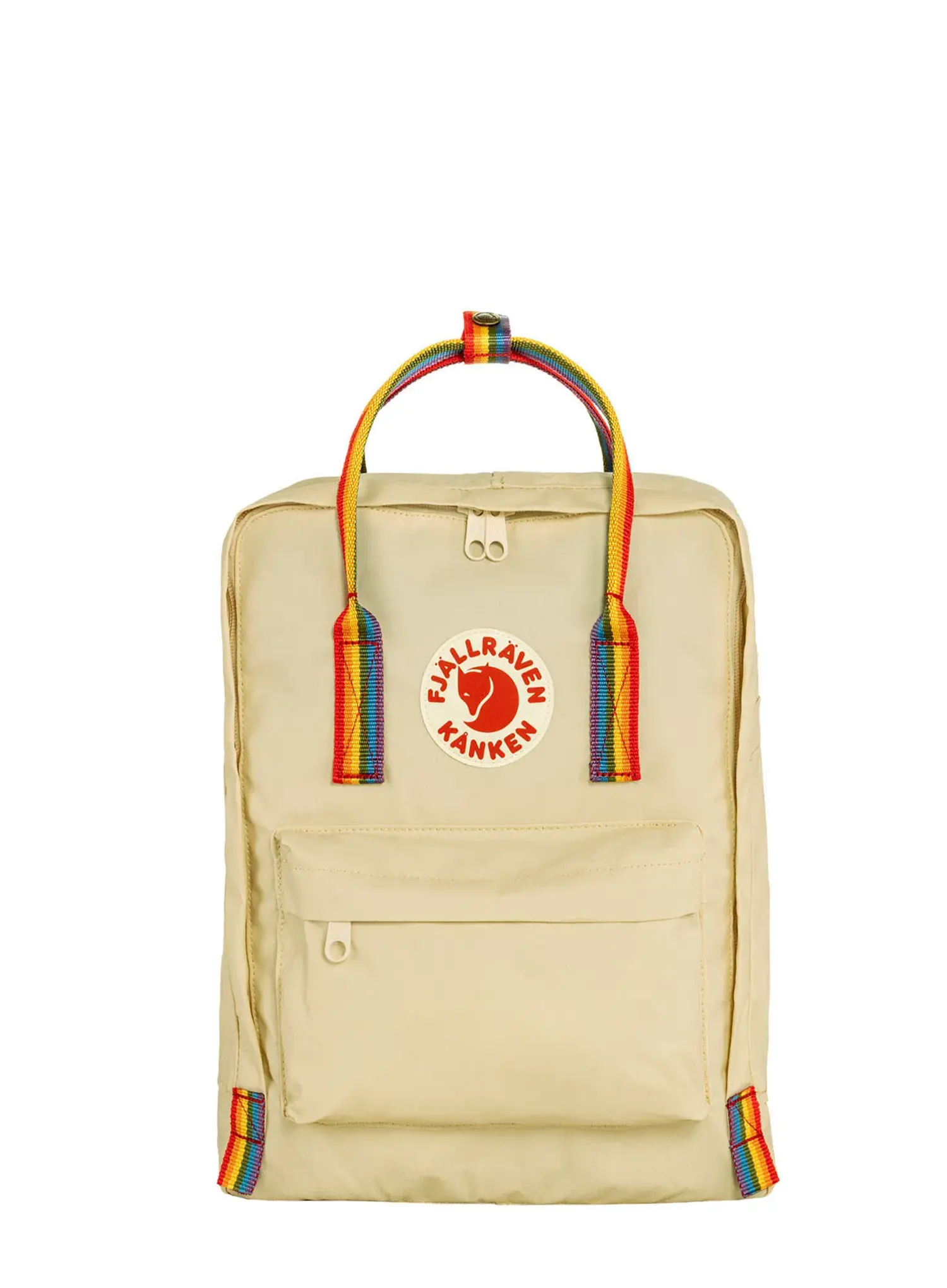 Rucsac Fjallraven Kanken Rainbow - light oak/patt
