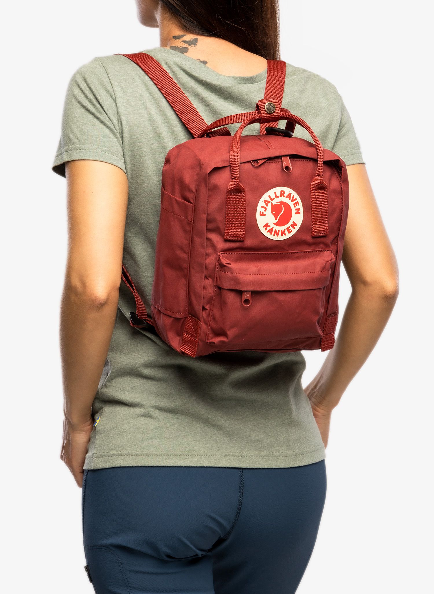 Rucsac de oras Fjallraven Kanken Mini - ox red