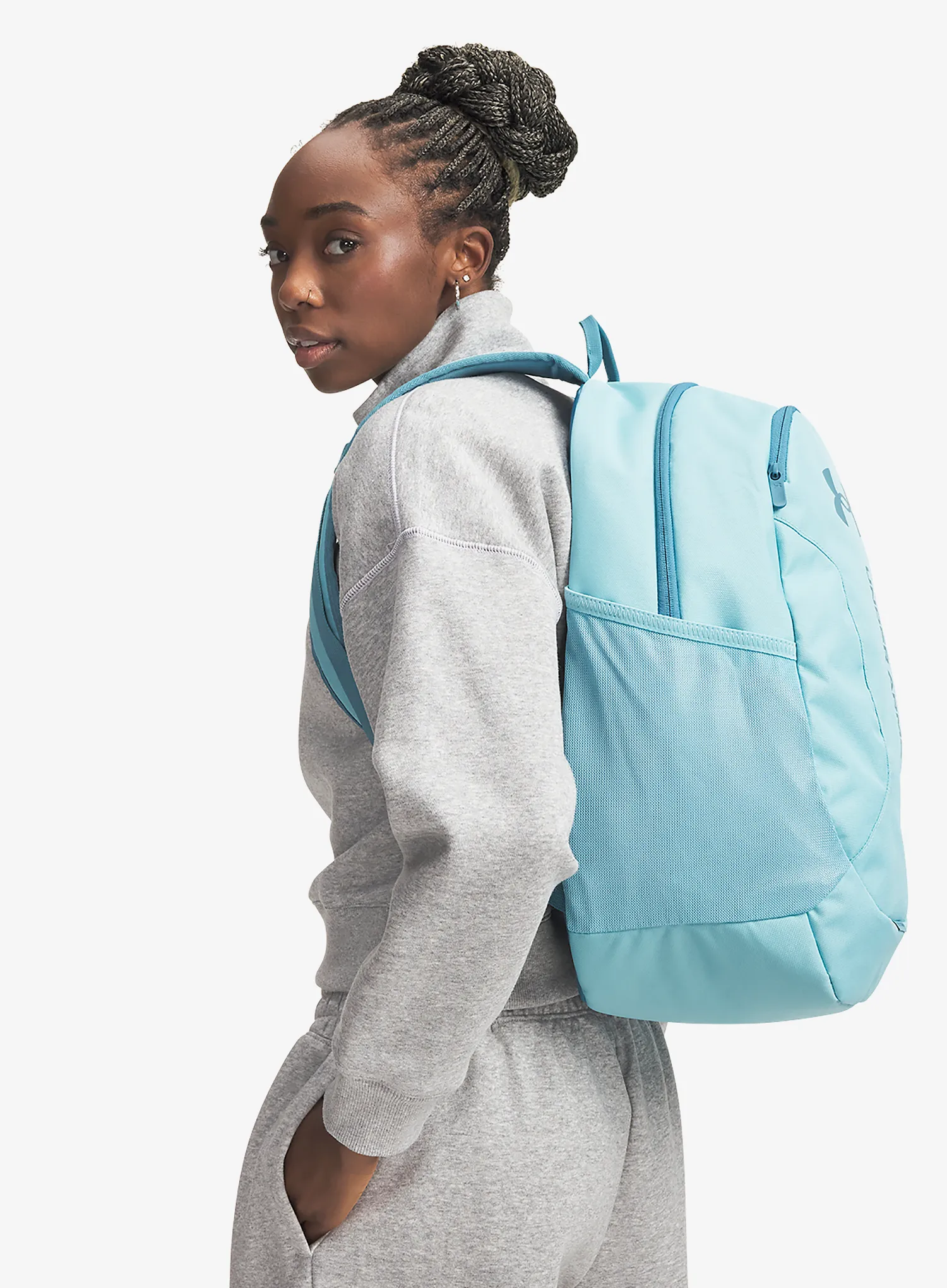 Rucsac de oras Under Armour Hustle Lite Backpack - blue haze/boundless blue