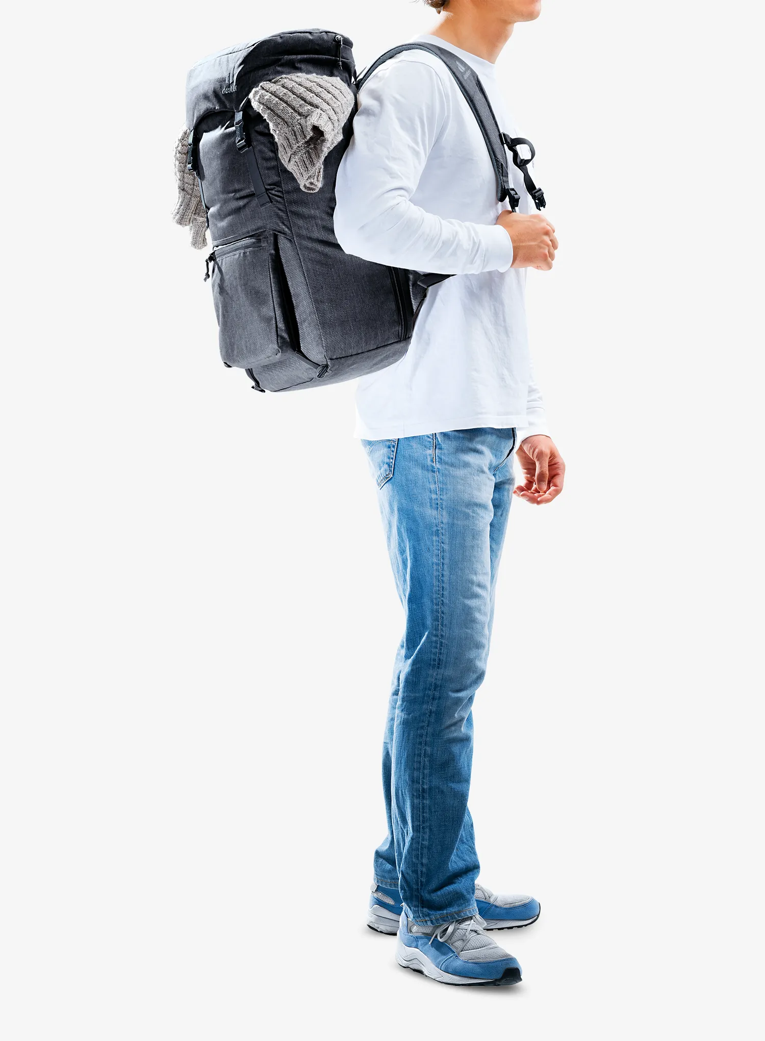 Rucsac laptop Deuter Walker 24 - black/black
