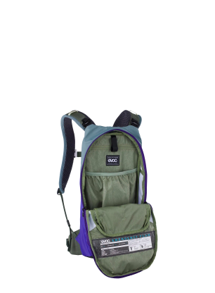 Rucsac ciclism Evoc Stage 6 - steel/violet/dark olive