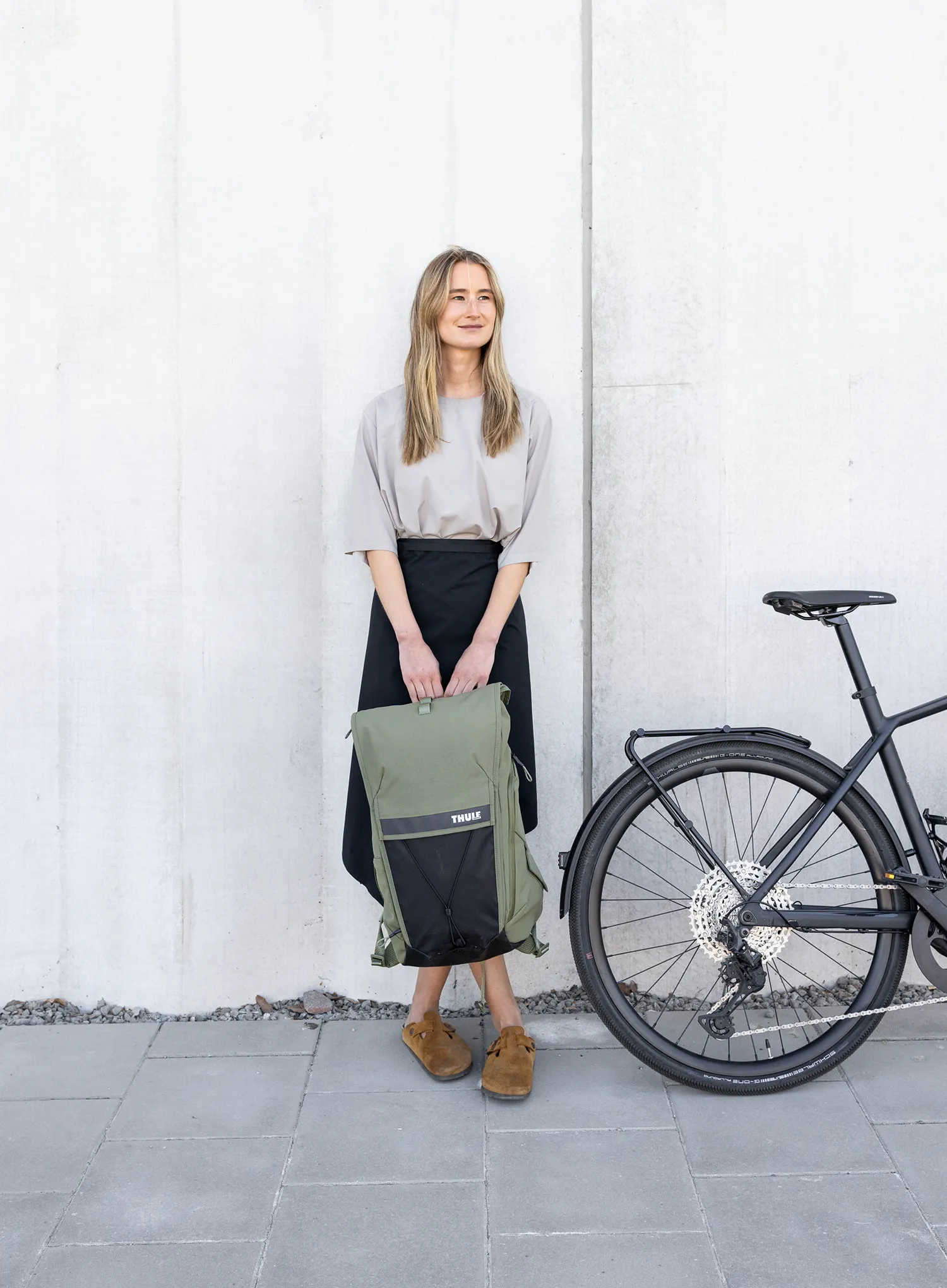 Rucsac ciclism Thule Paramount Commuter Backpack 20L - soft green