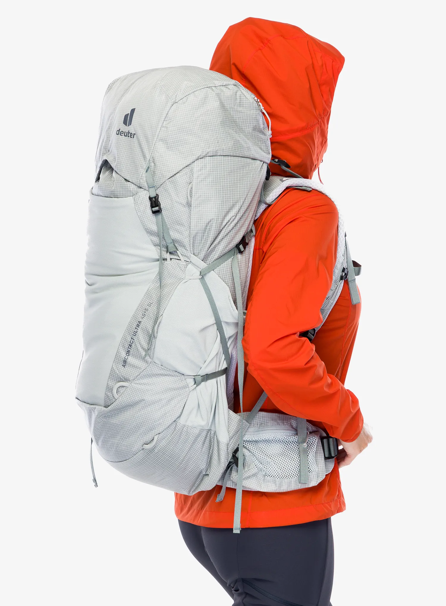 Rucsac trekking femei Deuter Aircontact Ultra 45 + 5 SL - tin/shale