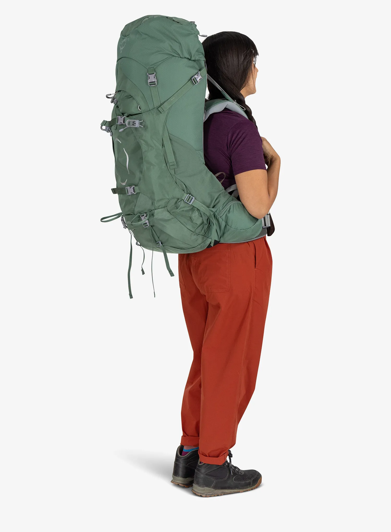 Rucsac trekking femei Osprey Ariel 55 - koseret green