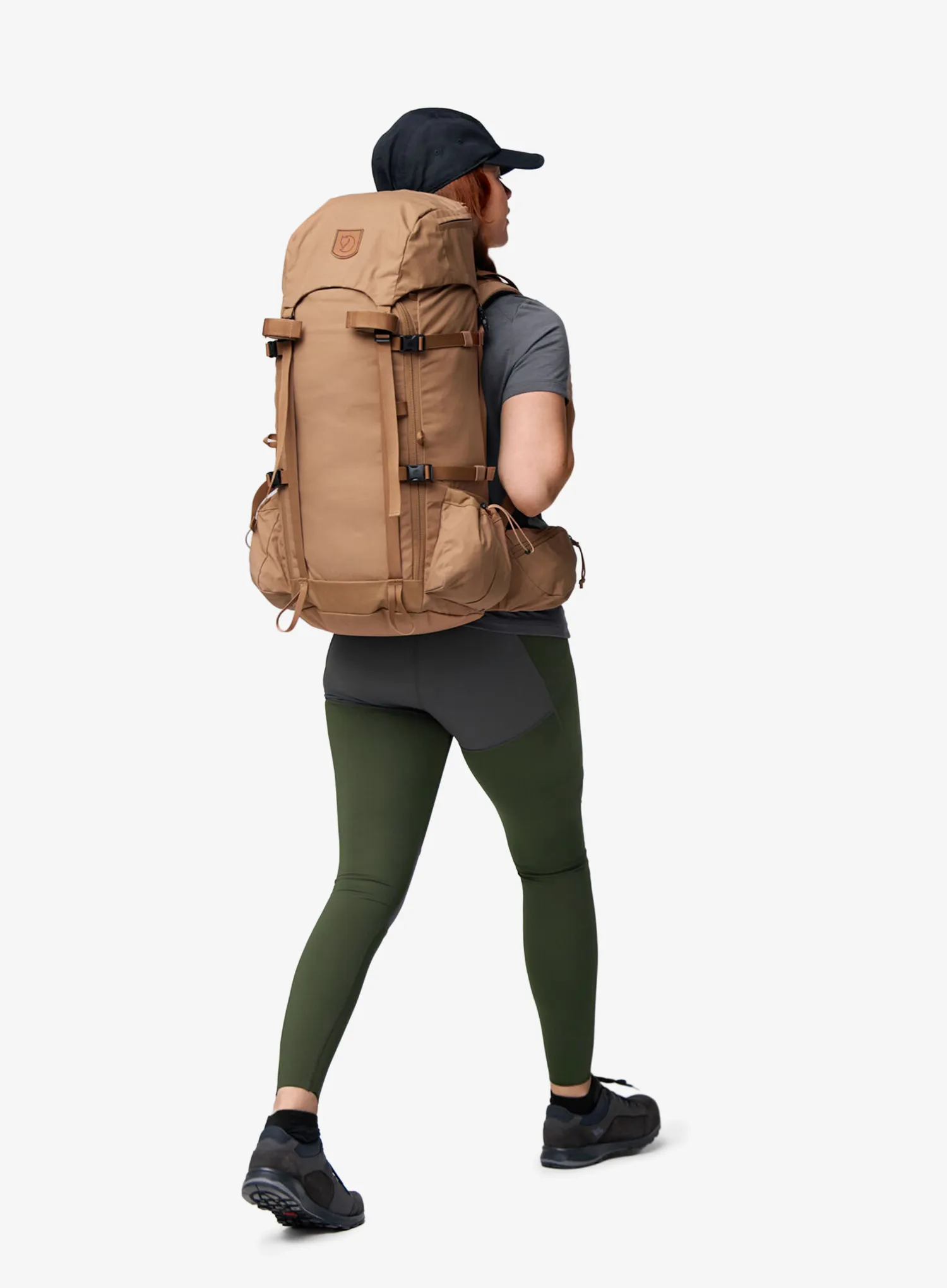 Rucsac trekking Fjallraven Kajka 35 - khaki dust