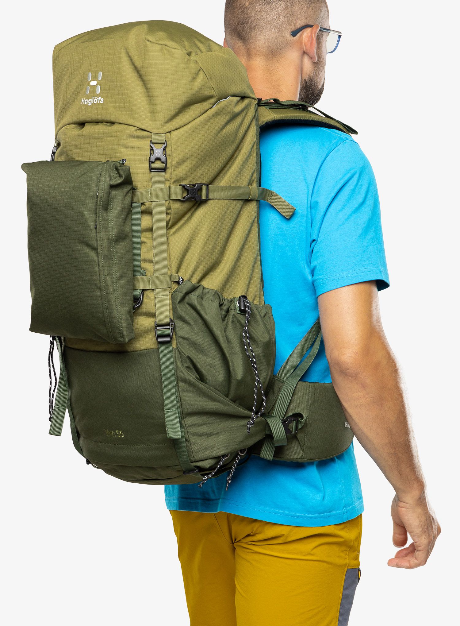 Rucsac trekking Haglofs VYN 55 - seaweed green/olive green