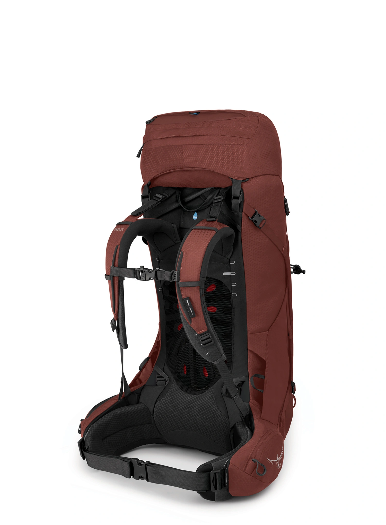 Rucsac trekking Osprey Aether 55 - deep acorn red